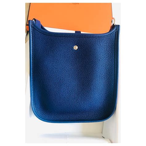 hermes tasche evelyn blau|Hermes evelyne birkin.